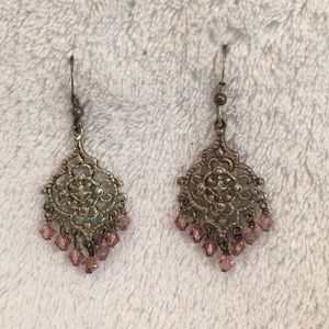 Handcrafted sterling & Swarovski crystal earrings